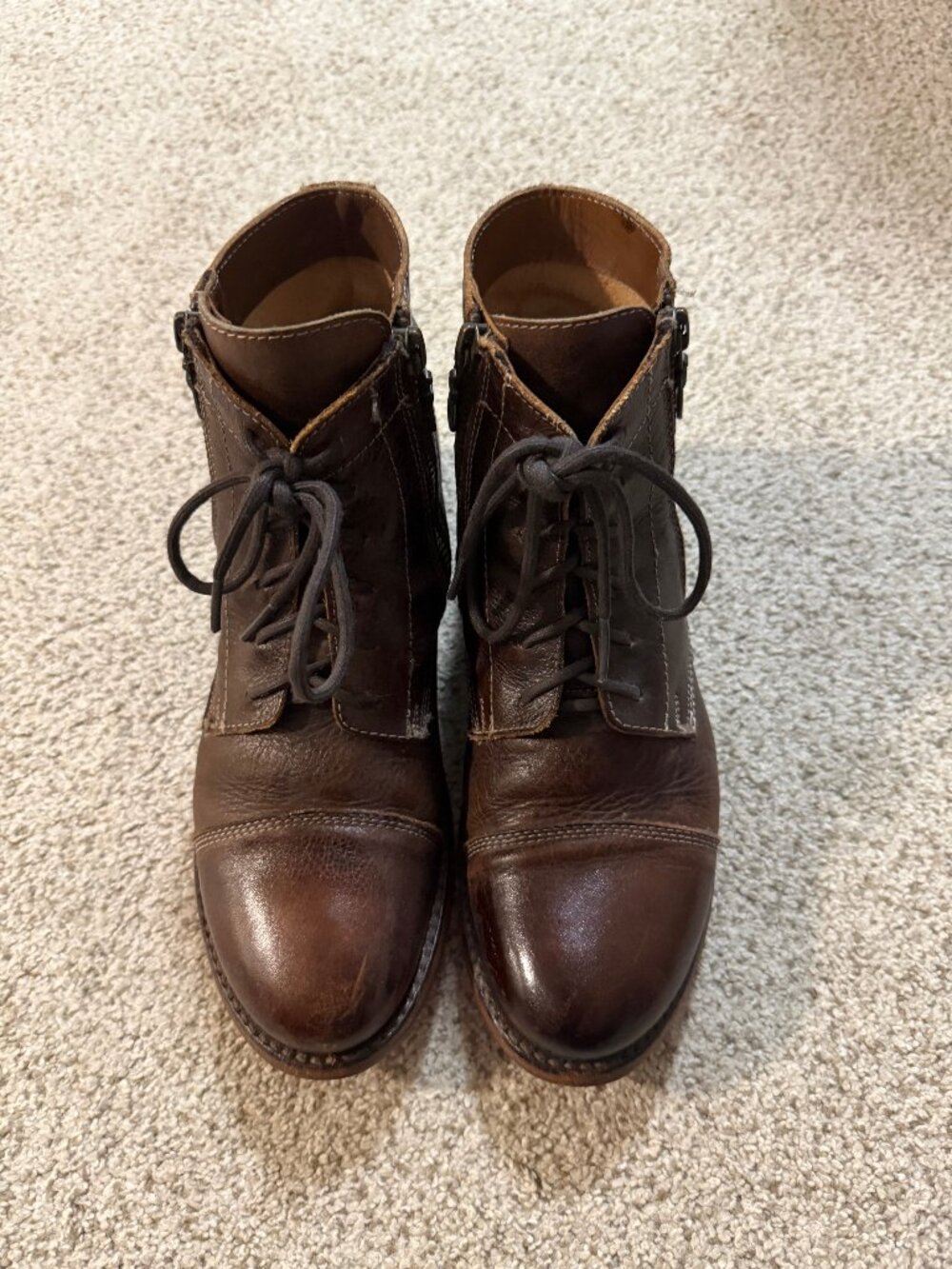 Bed Stu Bonnie Boots Teak Rustic, size 9